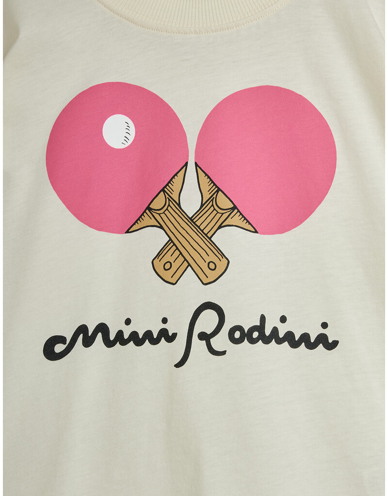 Mini Rodini Table tennis sp ss tee white