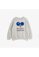 Mini Rodini Table tennis chenille sweatshirt Grey
