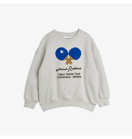 Mini Rodini Table tennis chenille sweatshirt Grey