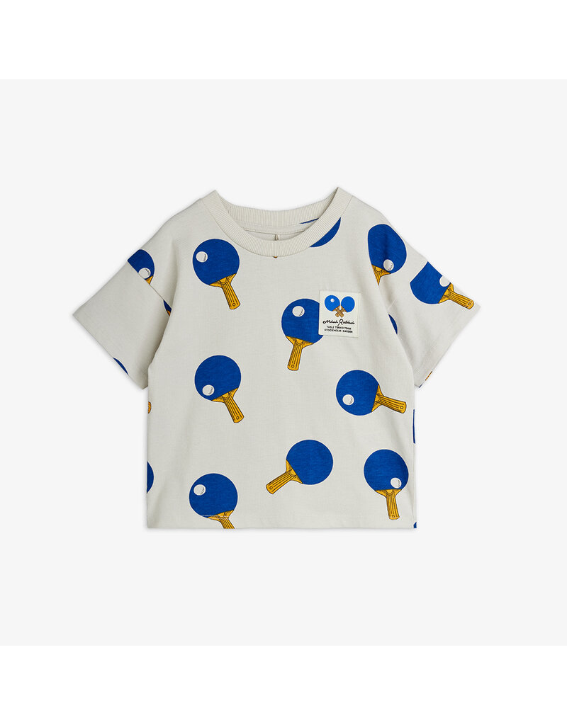 Mini Rodini Table tennis aop ss tee Grey