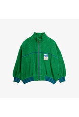 Mini Rodini Table tennis patch terry cardigan Green