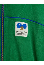 Mini Rodini Table tennis patch terry cardigan Green