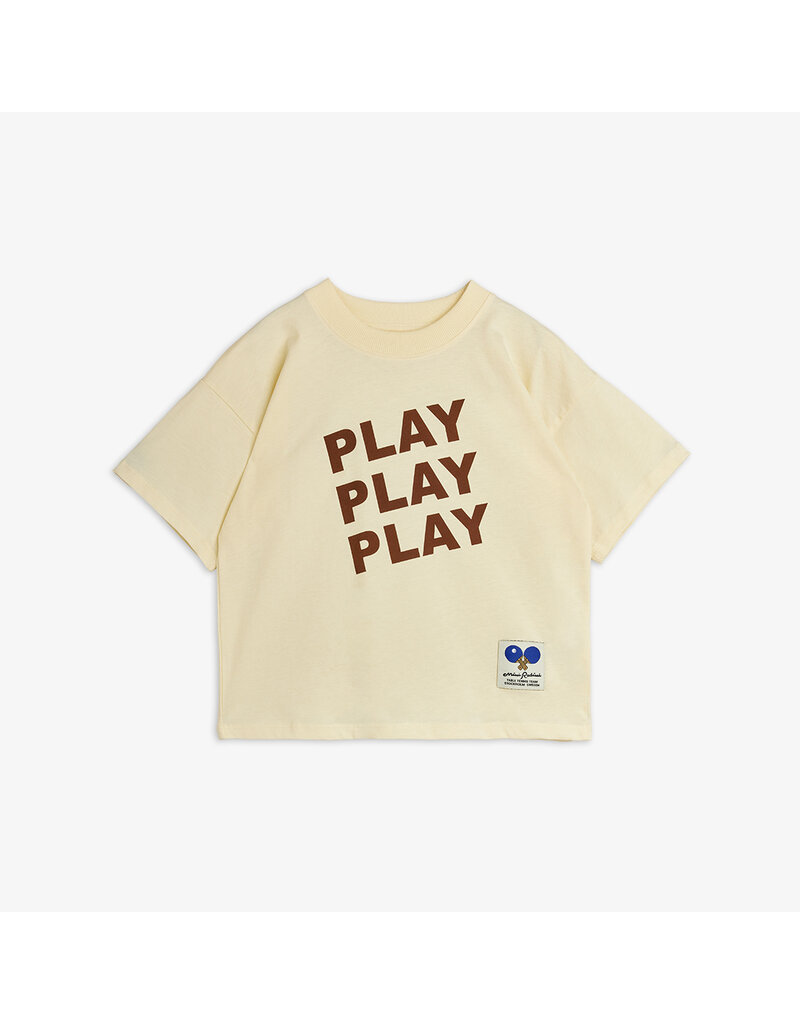 Mini Rodini PLAY sp ss tee off white