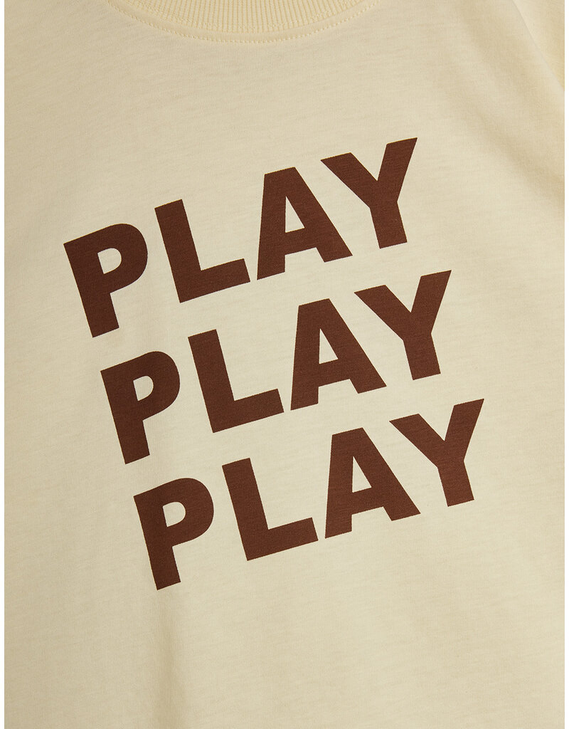 Mini Rodini PLAY sp ss tee off white