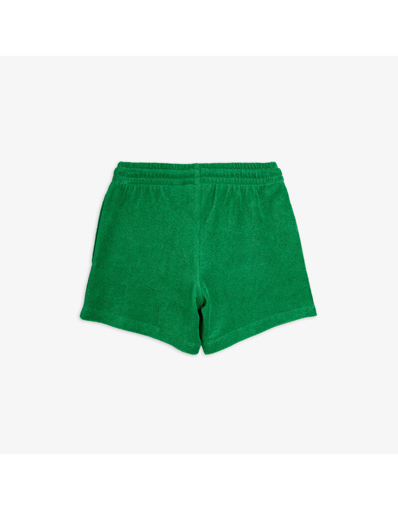Mini Rodini Table tennis patch terry shorts Green