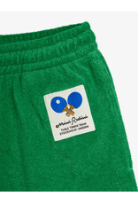 Mini Rodini Table tennis patch terry shorts Green