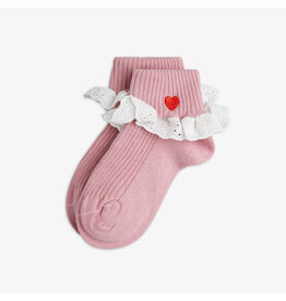 Mini Rodini Heart lace 1-pack socks