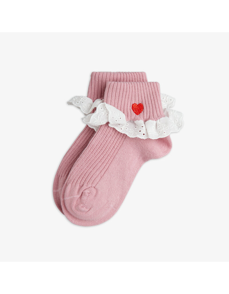 Mini Rodini Heart lace 1-pack socks