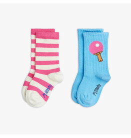 Mini Rodini Table tennis 2-pack socks