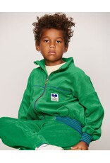 Mini Rodini Table tennis patch terry cardigan Green