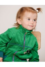 Mini Rodini Table tennis patch terry cardigan Green