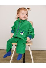 Mini Rodini Table tennis patch terry cardigan Green