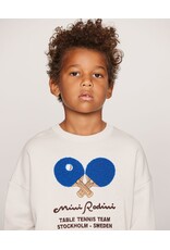 Mini Rodini Table tennis chenille sweatshirt Grey