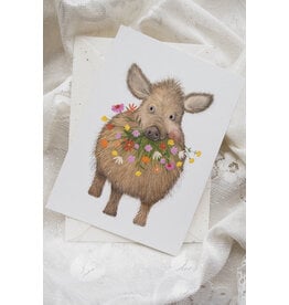 Getekenddoorzusje Dubbele Kaart Zwijntje