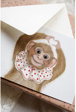 Getekenddoorzusje Dubbele Kaart Hartje voor Jou