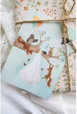 Getekenddoorzusje Dubbele Kaart De komst van een kleintje