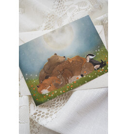 Getekenddoorzusje Dubbele Kaart Nachtweide