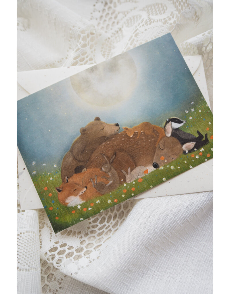 Getekenddoorzusje Dubbele Kaart Nachtweide