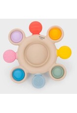 Tickit Silisoft Druk Gaatjes Bijtspeelgoed (Regenboog)