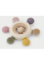 Tickit Silisoft Rammelaar Bijtspeelgoed (Aarde Kleuren)