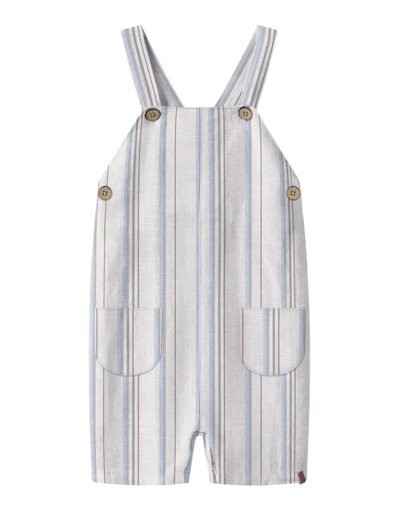 Lil' Atelier Jeran Loose Short Overall Coconut milk