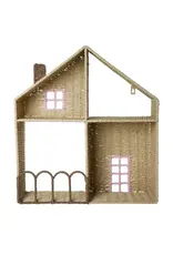 Rice Wandplank huis roze