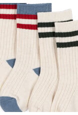 Konges Sløjd 2 Pack Rib Socks Pearl Blue
