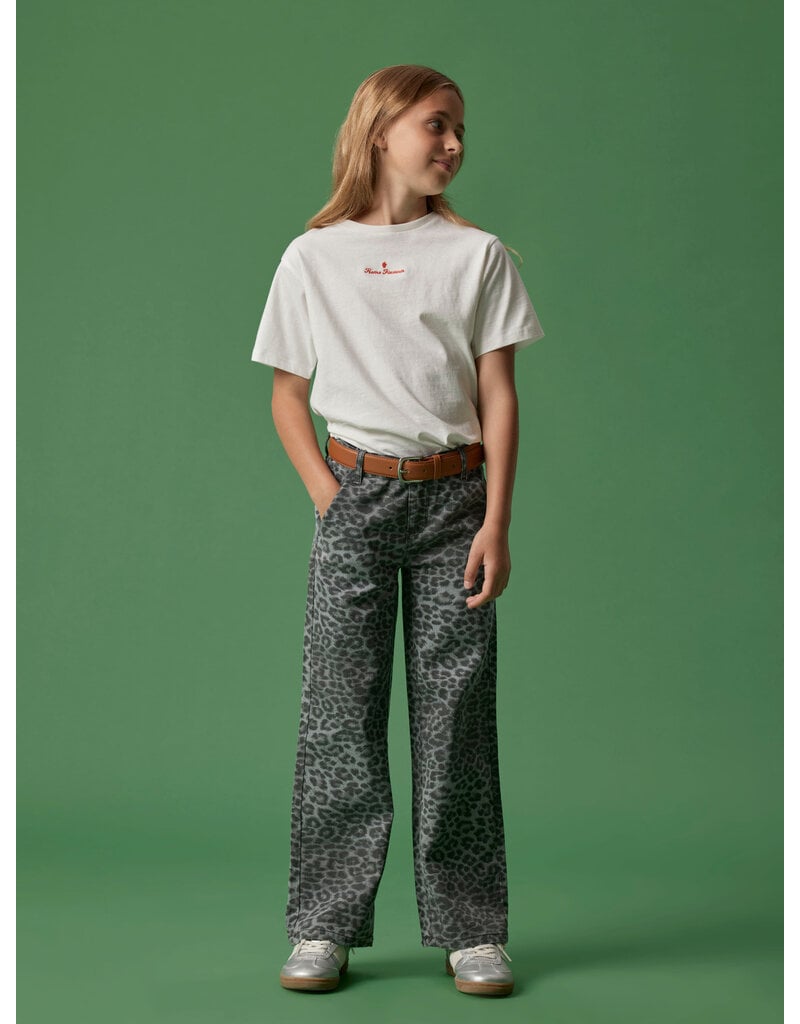 name it Rose Wide Pants Night Owl Grey Leopard