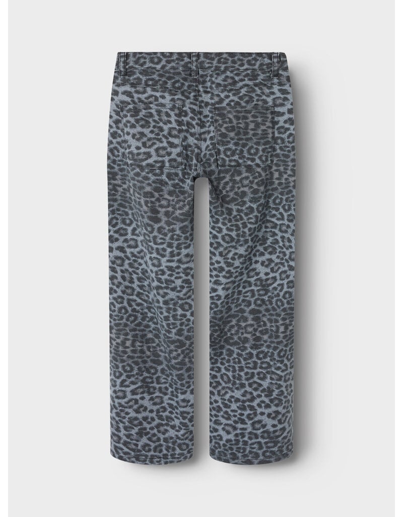name it Rose Wide Pants Night Owl Grey Leopard