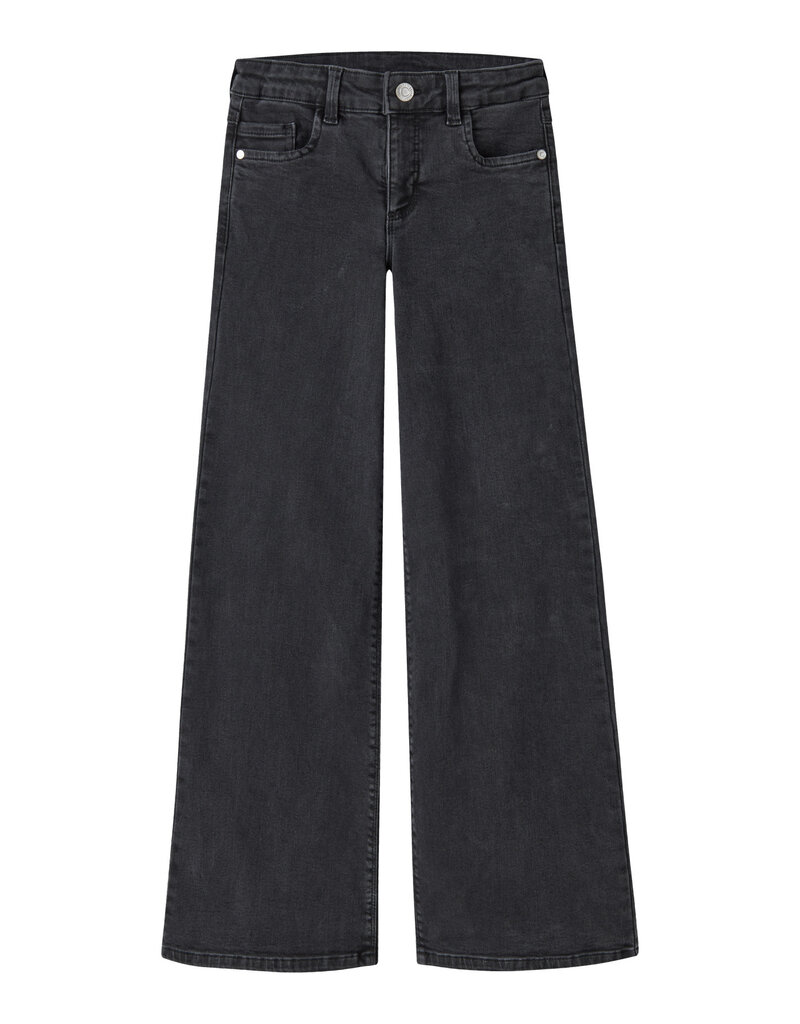 name it Polly Wide Jeans Black Denim