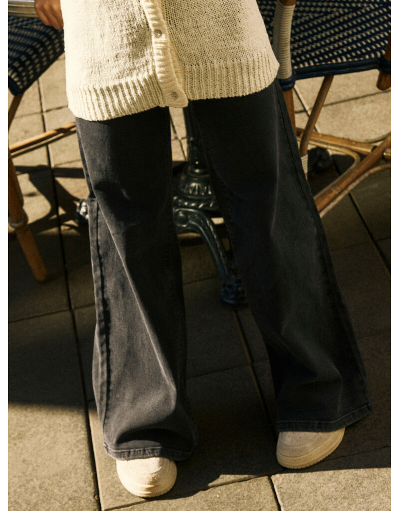 name it Polly Wide Jeans Black Denim