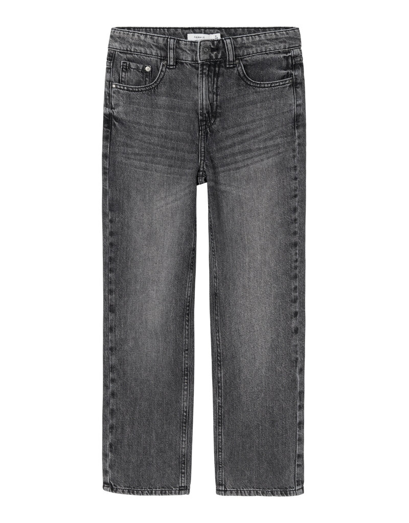 name it Ryan Straight Jeans Dark Grey Denim