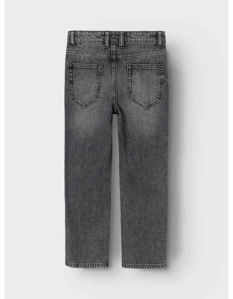name it Ryan Straight Jeans Dark Grey Denim