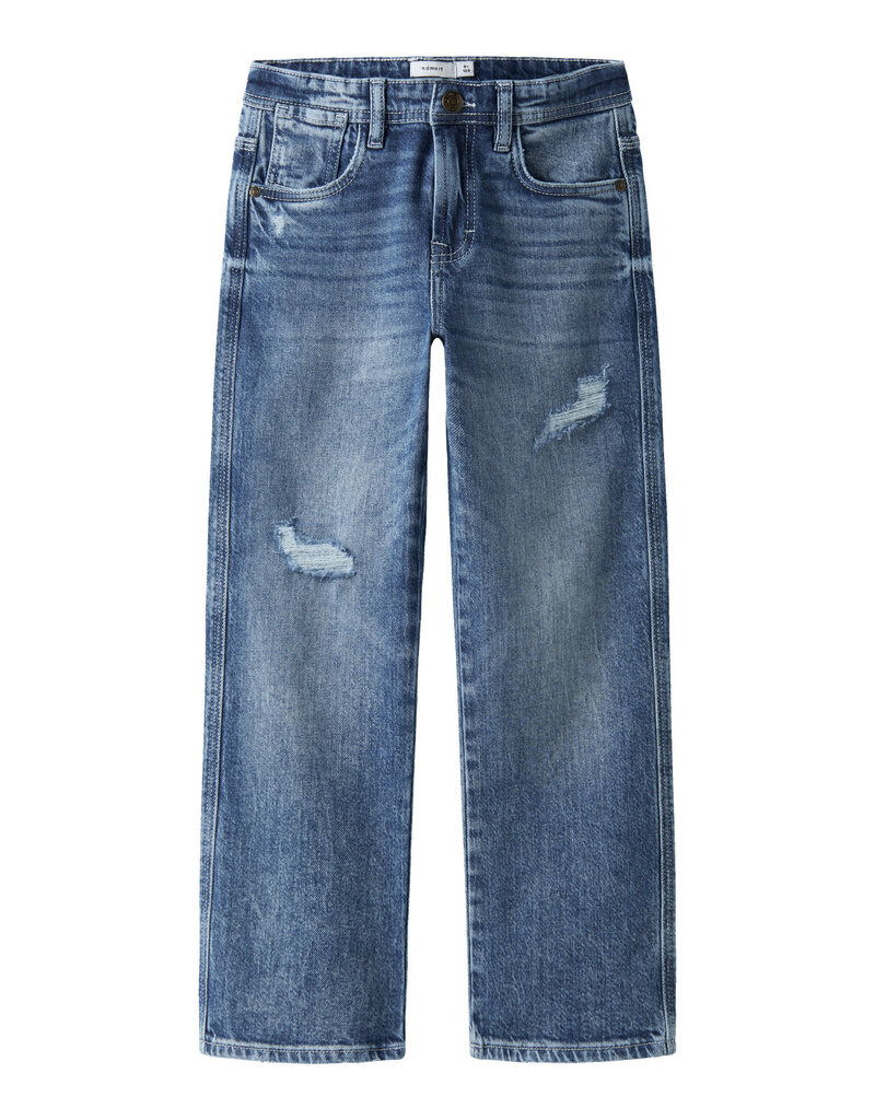 name it Ryan Straight Jeans Medium Blue Denim