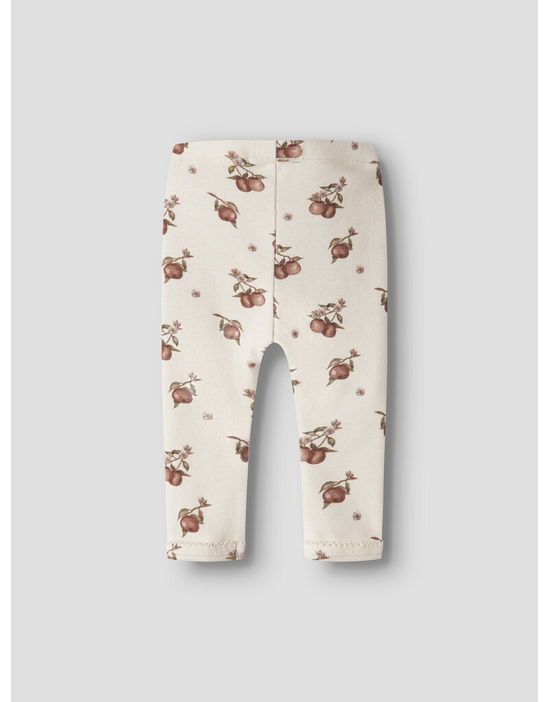 Lil' Atelier Gayo Sig Slim Leggings Turtledove Apple