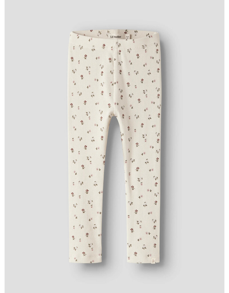 Lil' Atelier Gago Slim Leggings Kids Turtledove Floral