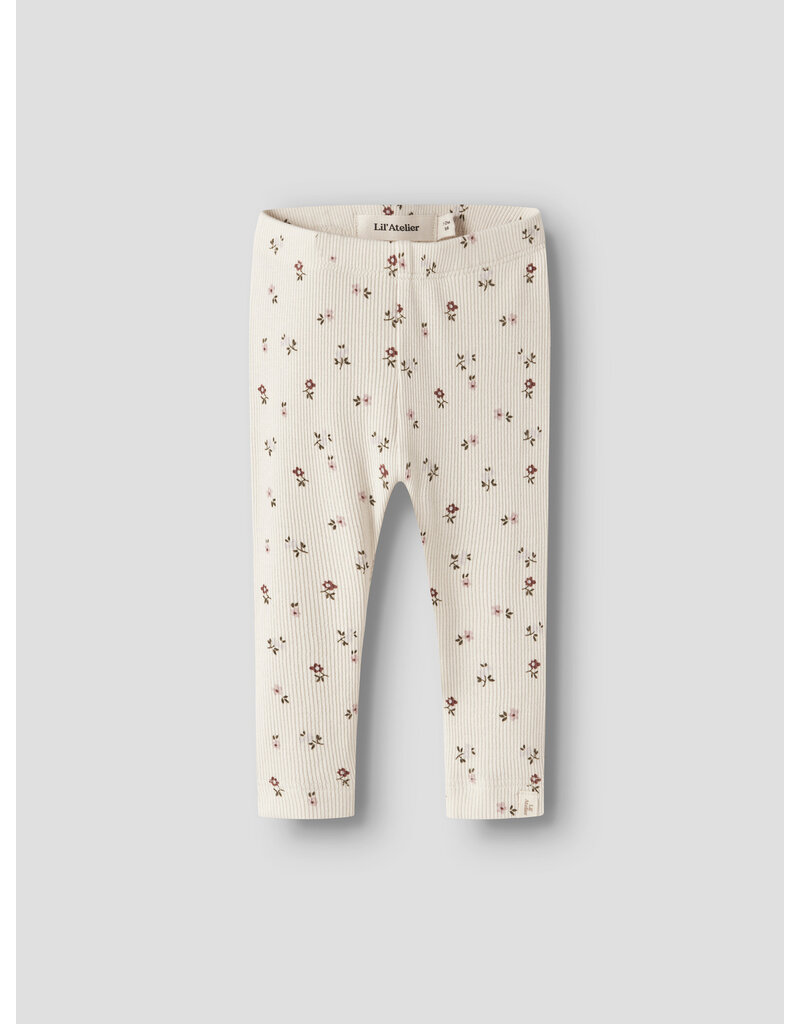 Lil' Atelier Gago Slim Leggins Baby Turtledove Floral