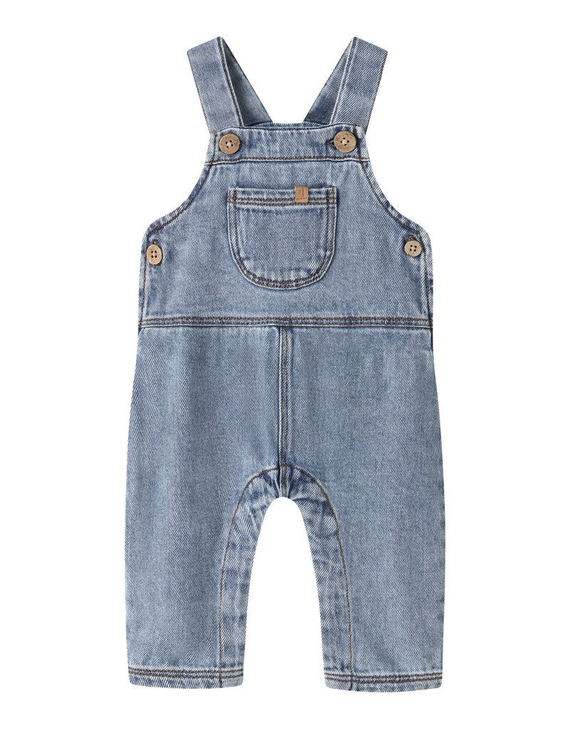 Lil' Atelier Karole Loose Denim Overall Medium Blue