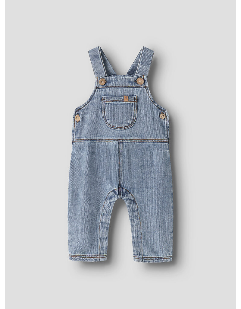 Lil' Atelier Karole Loose Denim Overall Medium Blue