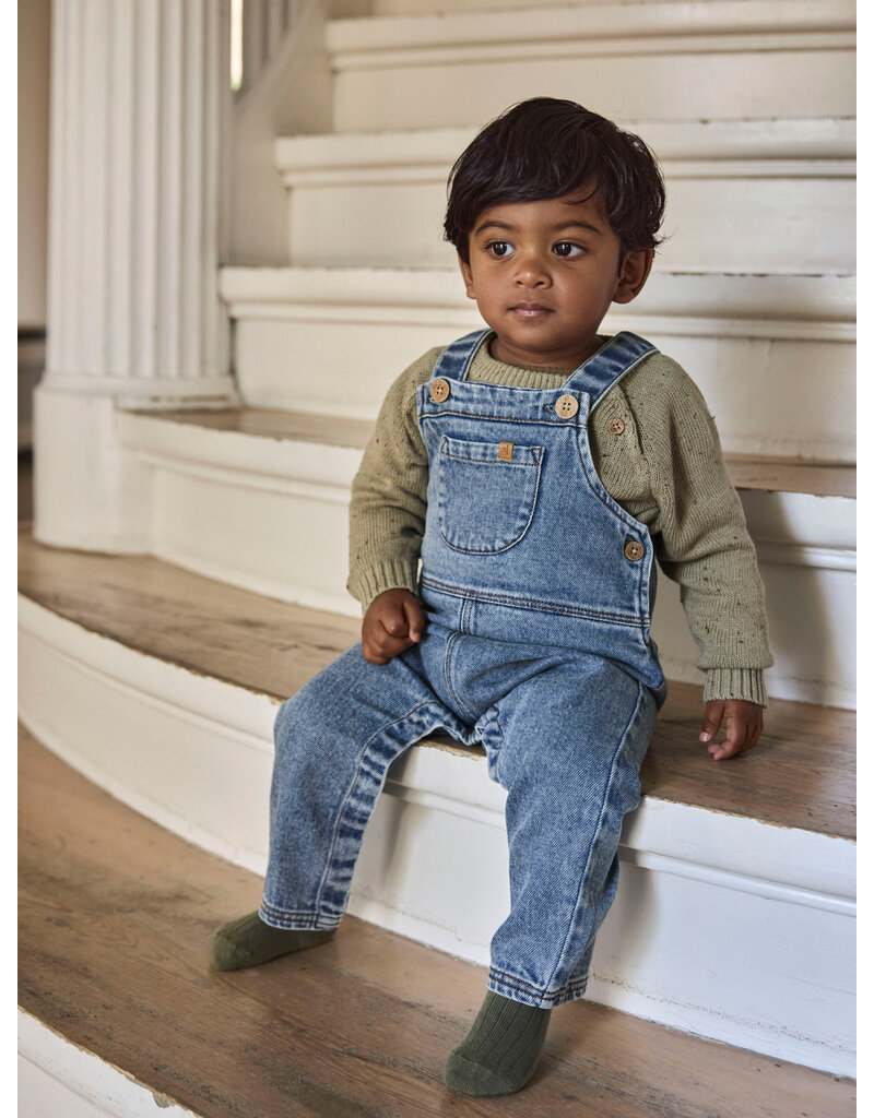 Lil' Atelier Karole Loose Denim Overall Medium Blue