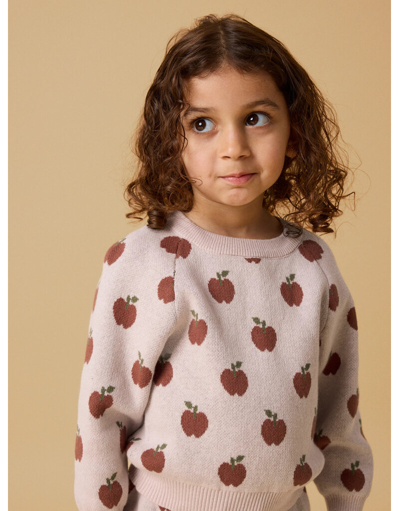 Lil' Atelier Lulio Knit Top Hushed Violet