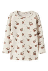 Lil' Atelier Gayo Sig Slim Top Turtledove Apples