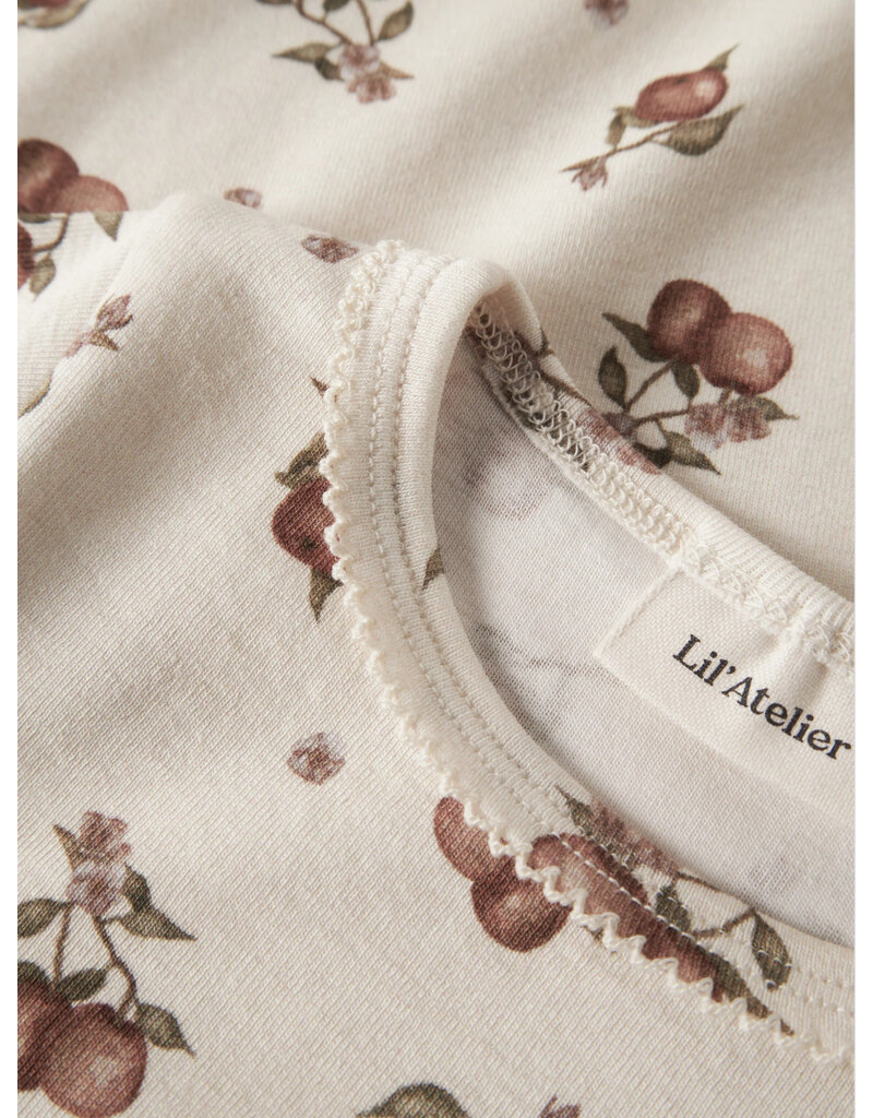 Lil' Atelier Gayo Sig Slim Top Turtledove Apples