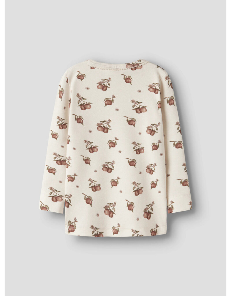 Lil' Atelier Gayo Sig Slim Top Turtledove Apples