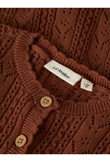 Lil' Atelier Kajsa Kas Knit Cardigan Maple Syrup