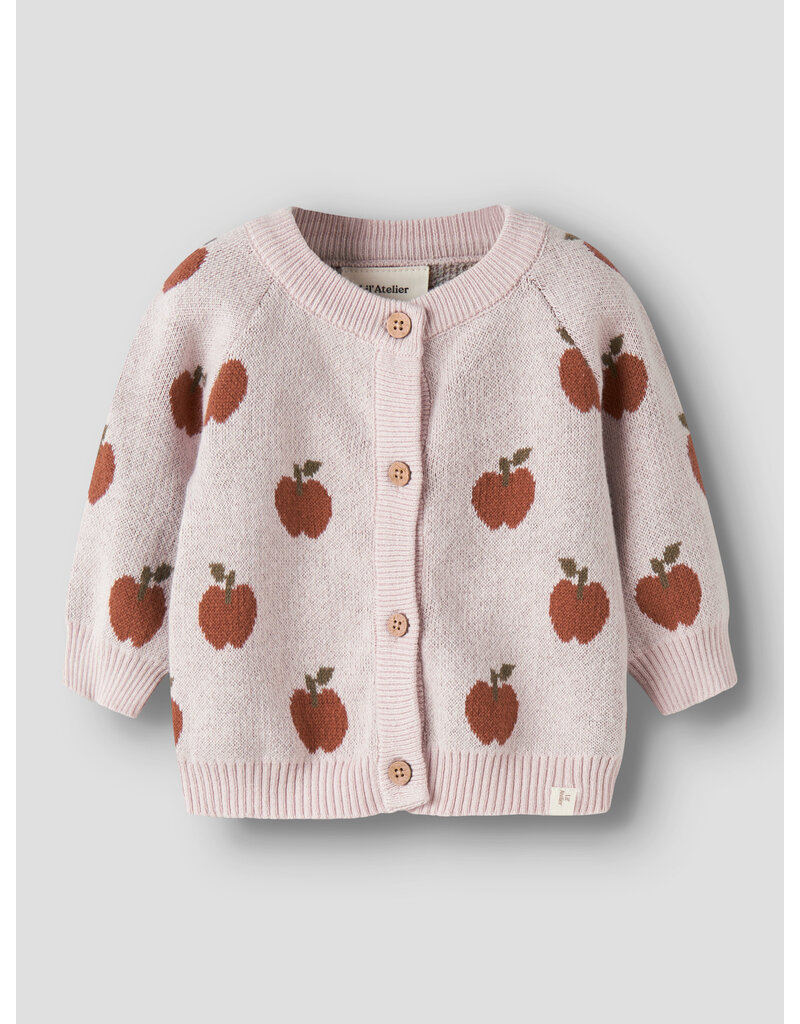 Lil' Atelier Lulio Knit Cardigan Hushed Violet