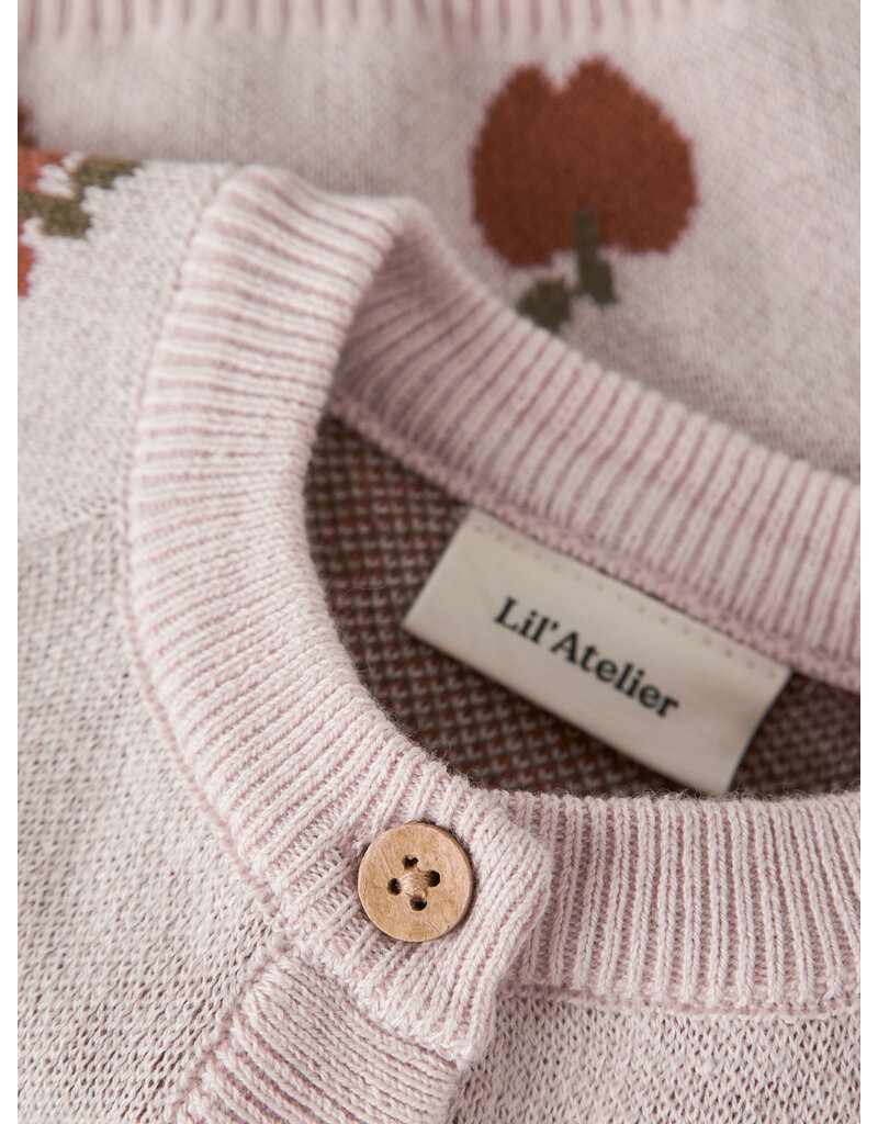 Lil' Atelier Lulio Knit Cardigan Hushed Violet