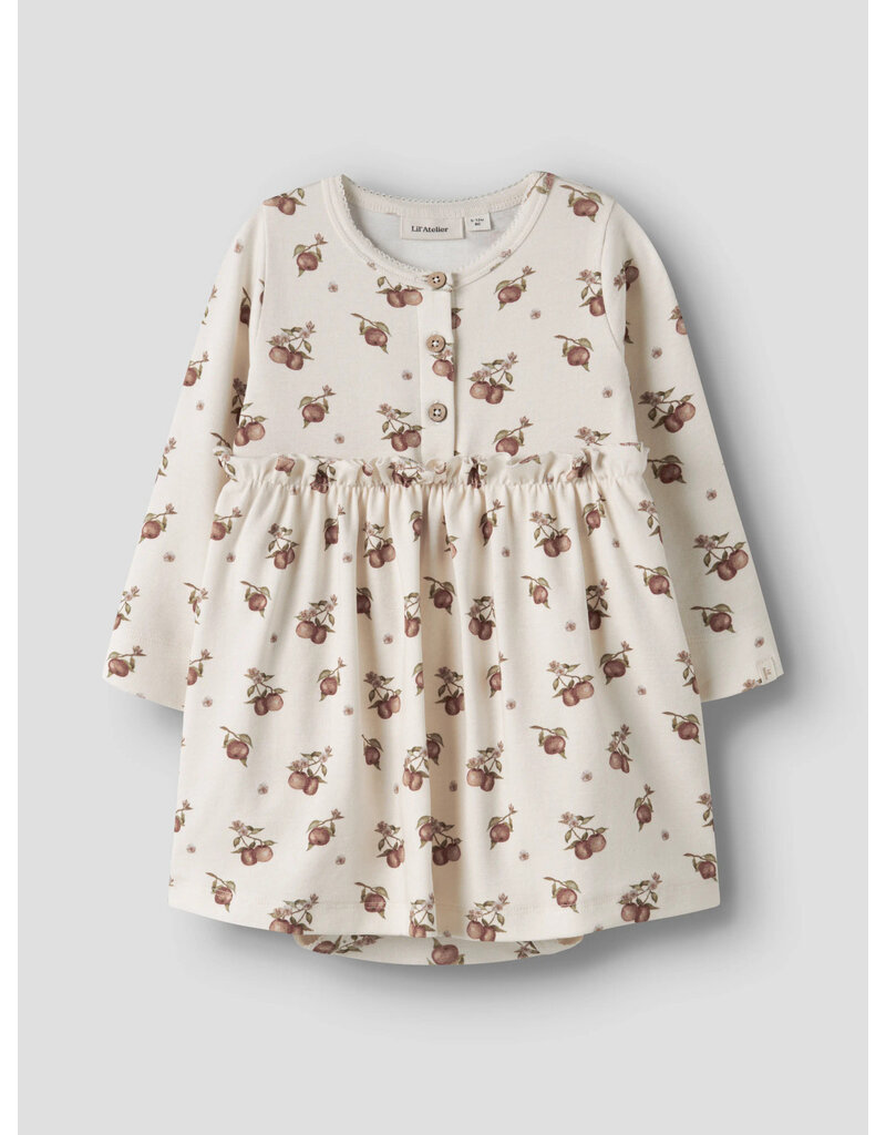 Lil' Atelier Gayo Kin Body Dress Turtledove Apple