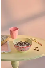 Rice Melamine Bowl with Pink Snoopy Print