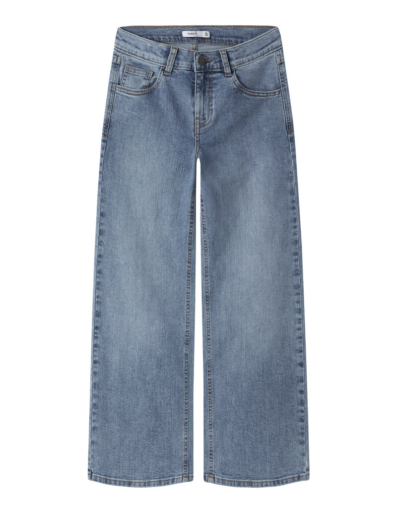 name it Rose Wide Jeans Medium Blue Denim